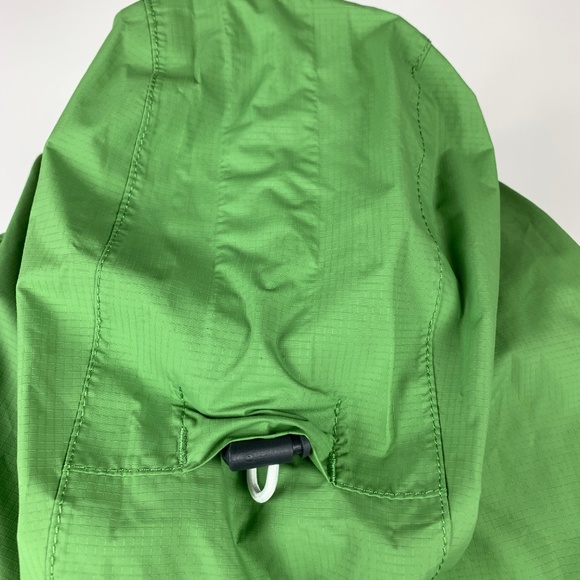 NORTH FACE S Hyvent Waterproof Hooded Jacket Green - Picture 7 of 8
